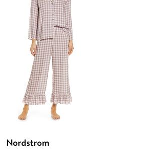 Nordstrom Purple morning gingham sleepwear set!! Absolutely beautiful 100% Rayon